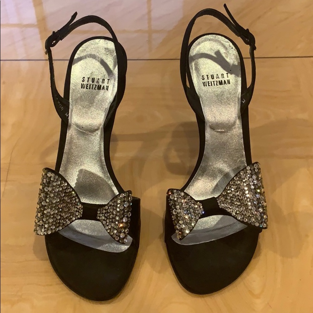 Stuart Weitzman satin heel